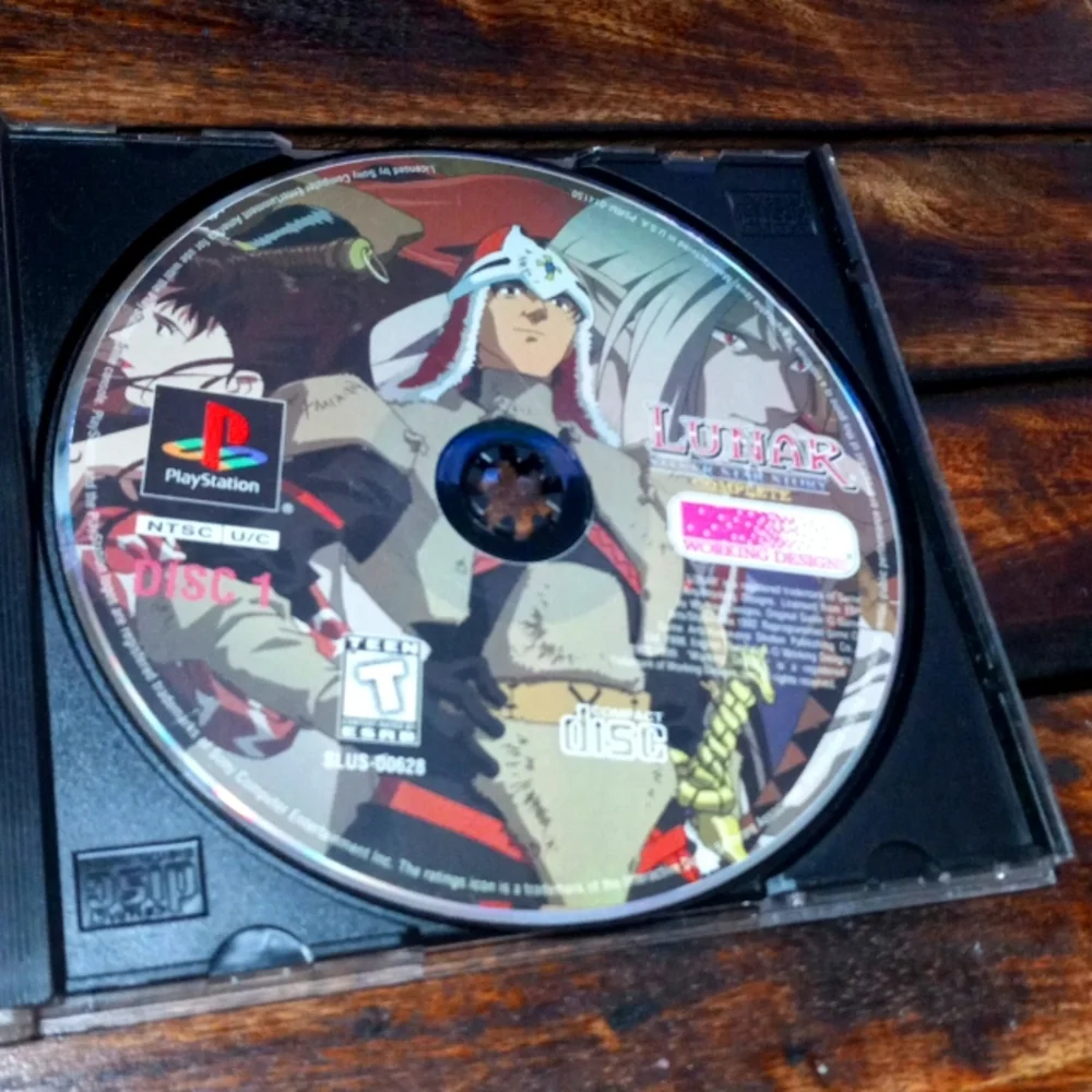 G-11. Playstation1 - Disc 1 and Disc 2 of LUNAR Silver Star Story